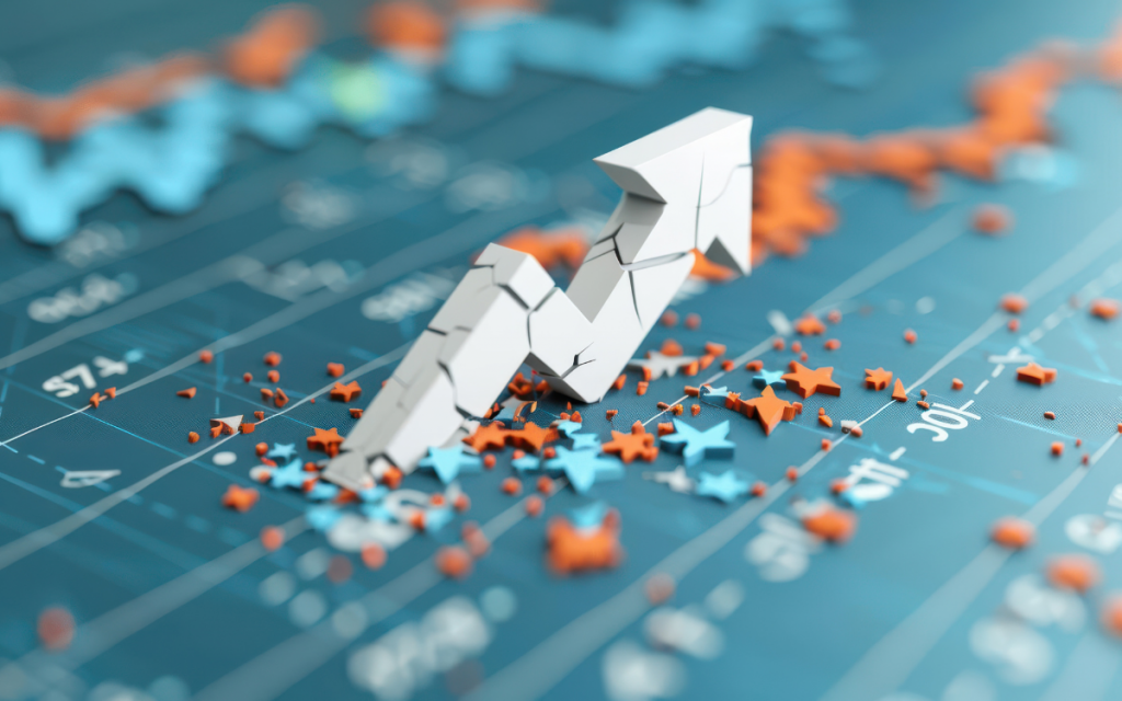 broken arrow with broken stars